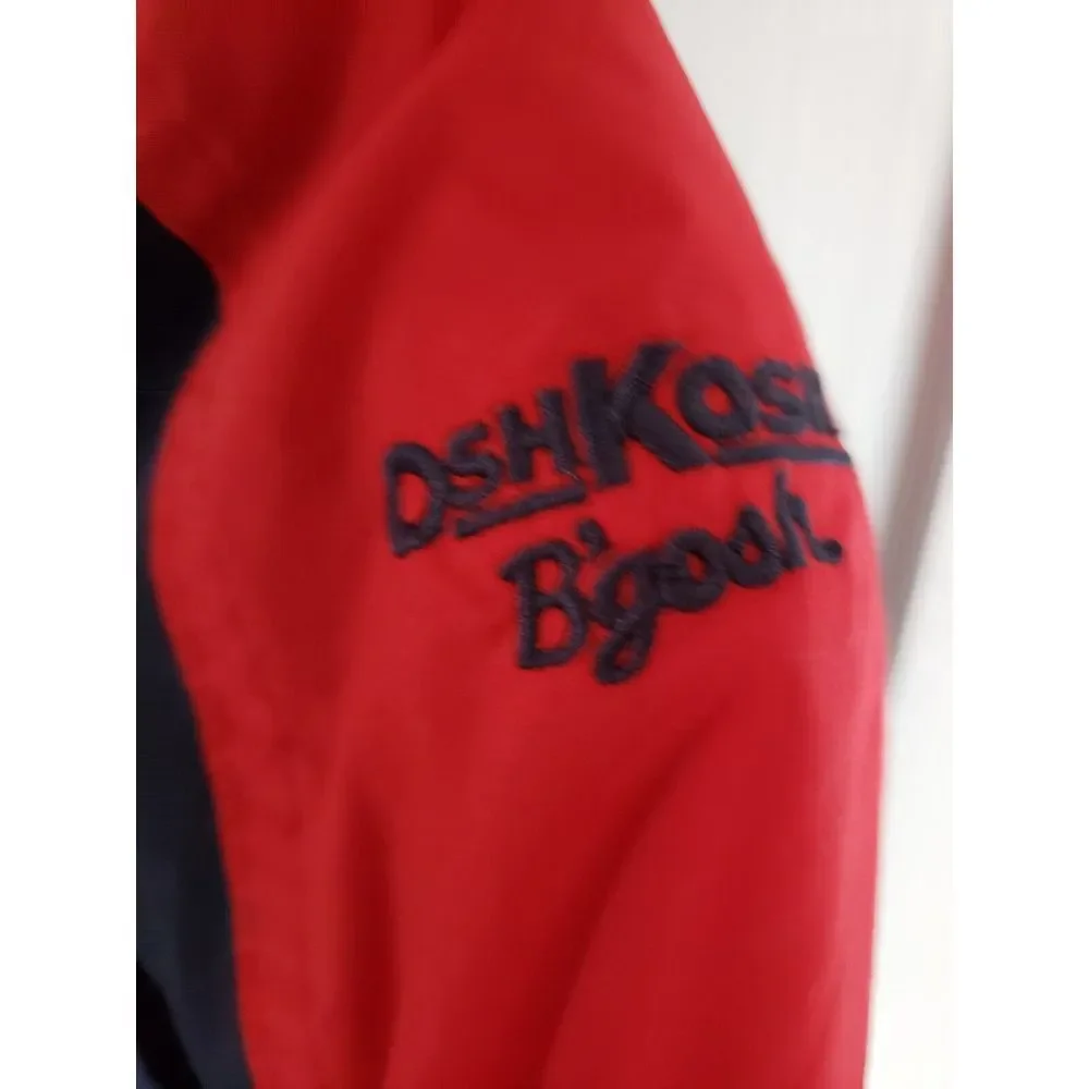 Osh Kosh‎ B'gosh Boys Red & Blue Hooded Winter Warm Coat Size 18M